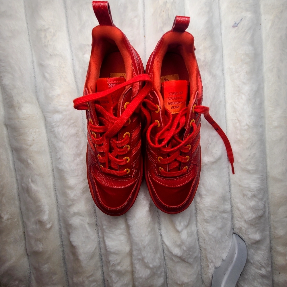 Adidas Forum Bold S.E.E.D. Women 7.5 Red Bright Orange GV7660 Shoe Trainer
